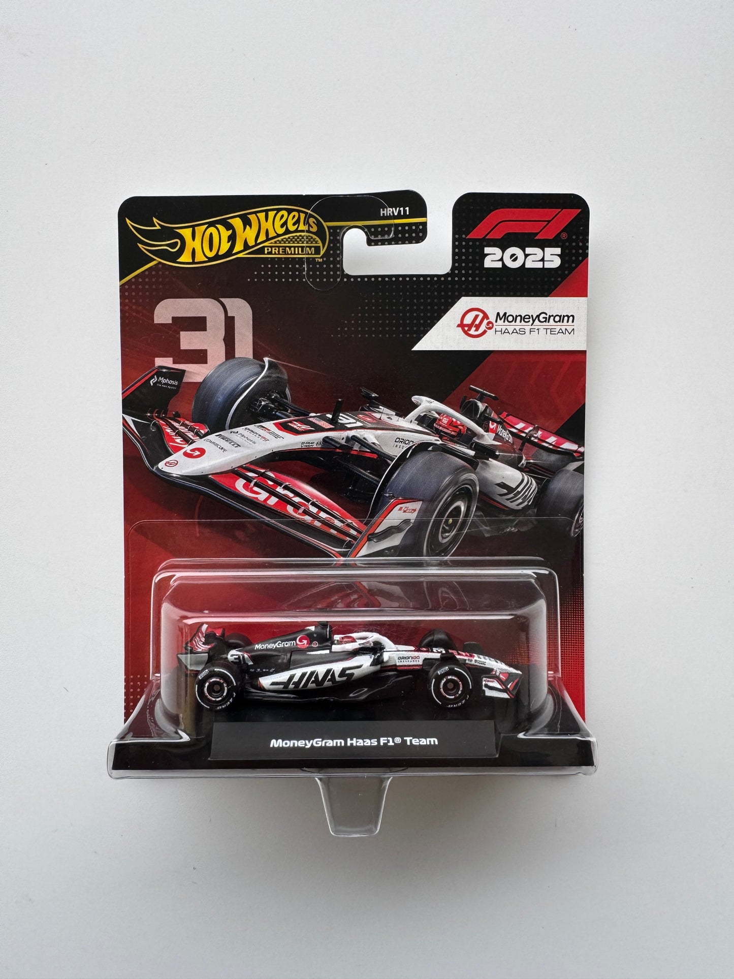 Hot wheels - Premium - Fórmula 1/2025 - HAAS F1 - #31