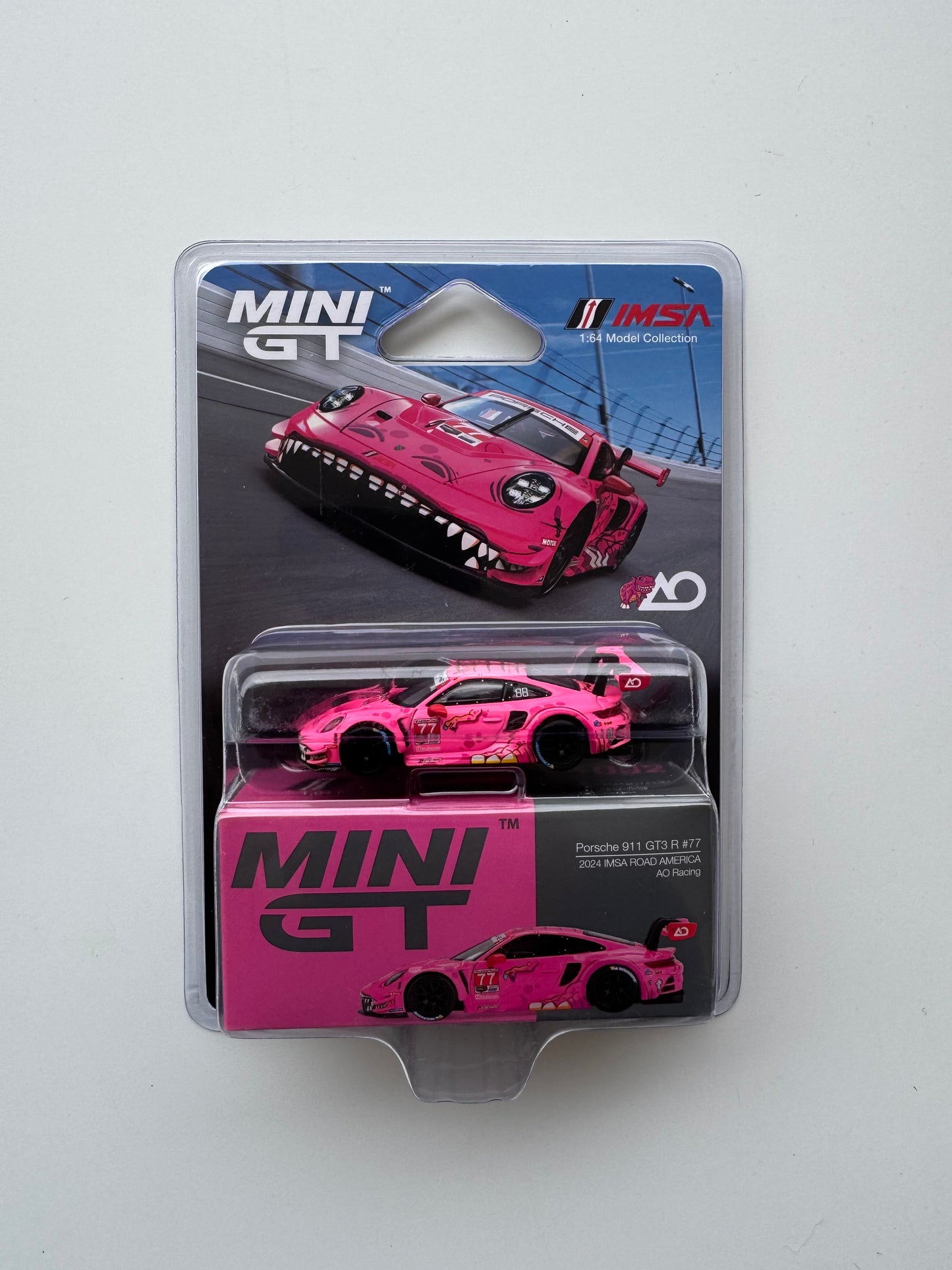 MINI GT - Porsche 911 GTR R #77 - AO Racing - 2024 IMSA ROAD AMERICA #1052