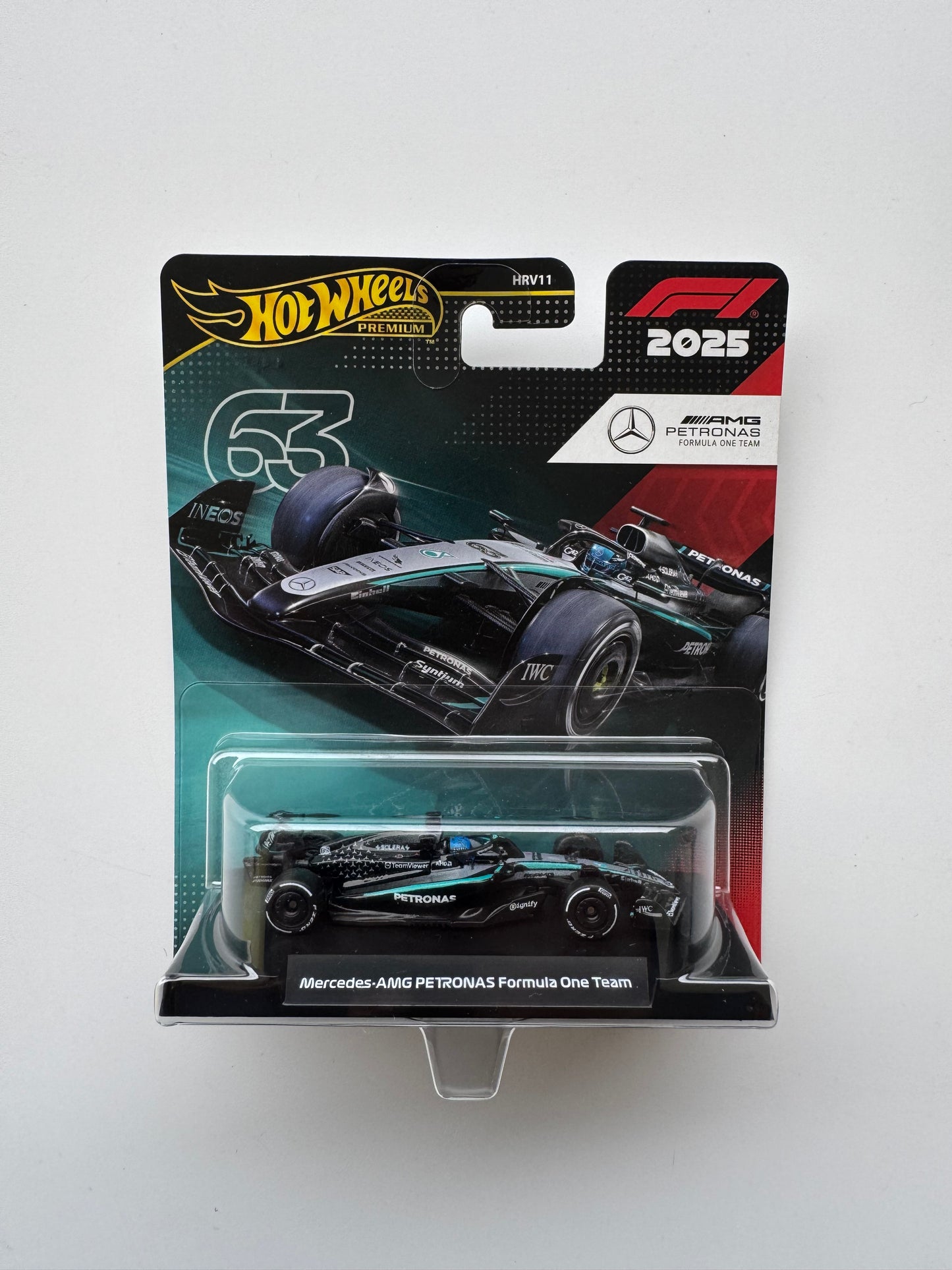 Hot wheels - Premium - Fórmula 1/2025 - Mercedes AMG F1 - #63