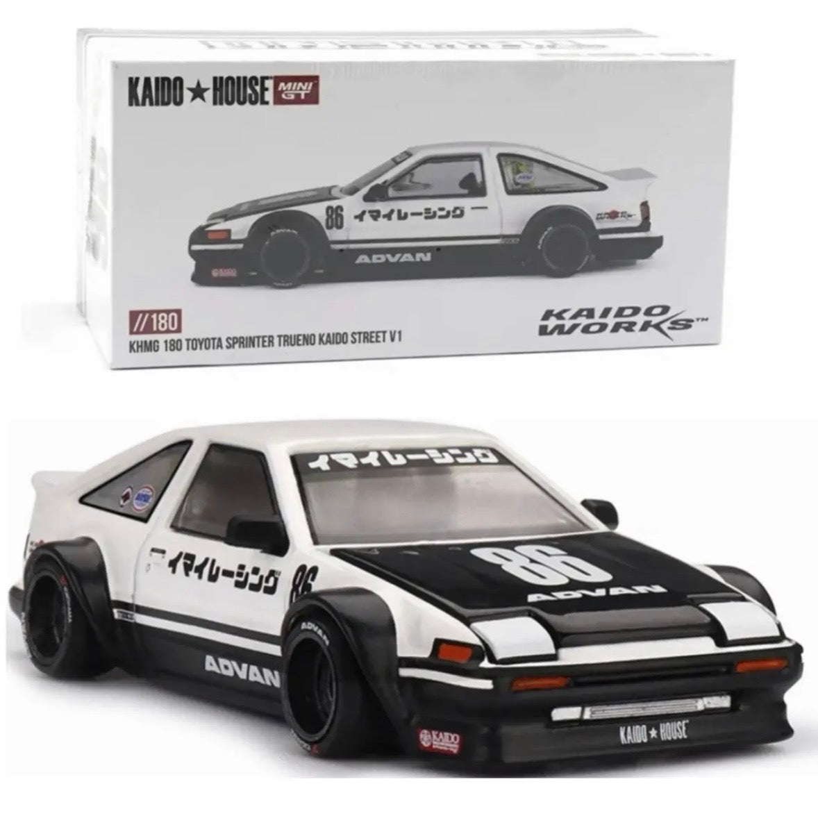 MINI GT - KAIDO HOUSE - Toyota Sprinter Trueno Kaido Street V1 //180