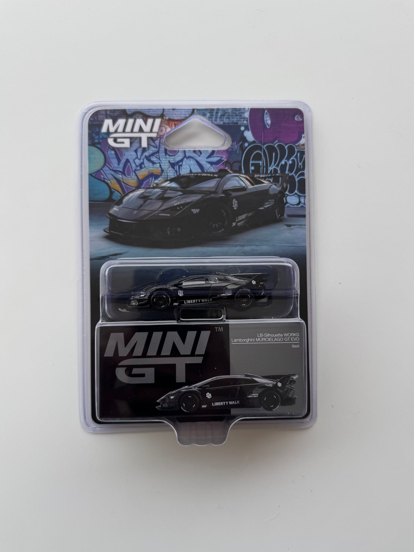 MINI GT - Lamborghini LB-Silhouette WORKS - Lamborghini Murcielago GT EVO #1053