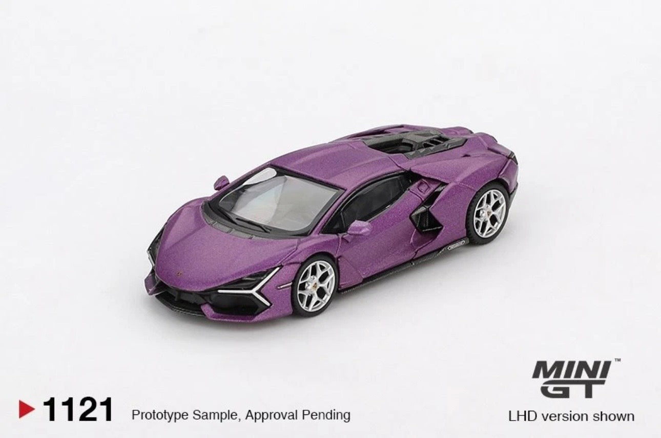 MINI GT - Lamborghni Revuelto - Viola 30th Matte #1121