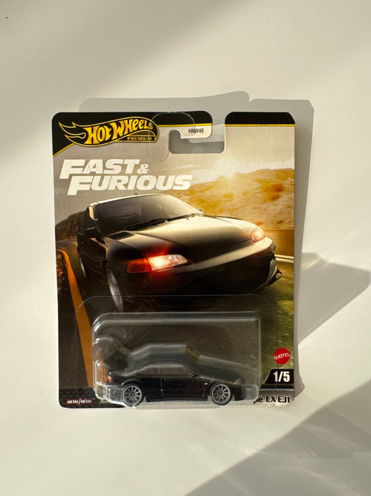Hot wheels - Premium - Fast and Furious - Honda Civic Coupe EX EJ1 1993