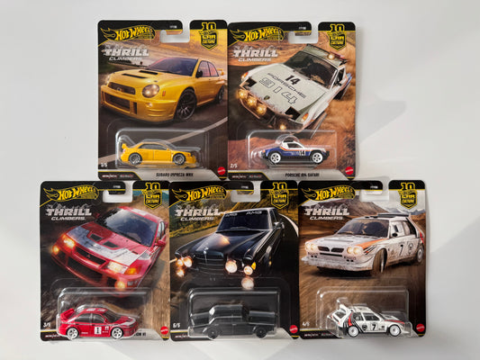 Hot Wheels - Premium - Thrill Climbers - Completo [Kit com 5 itens]
