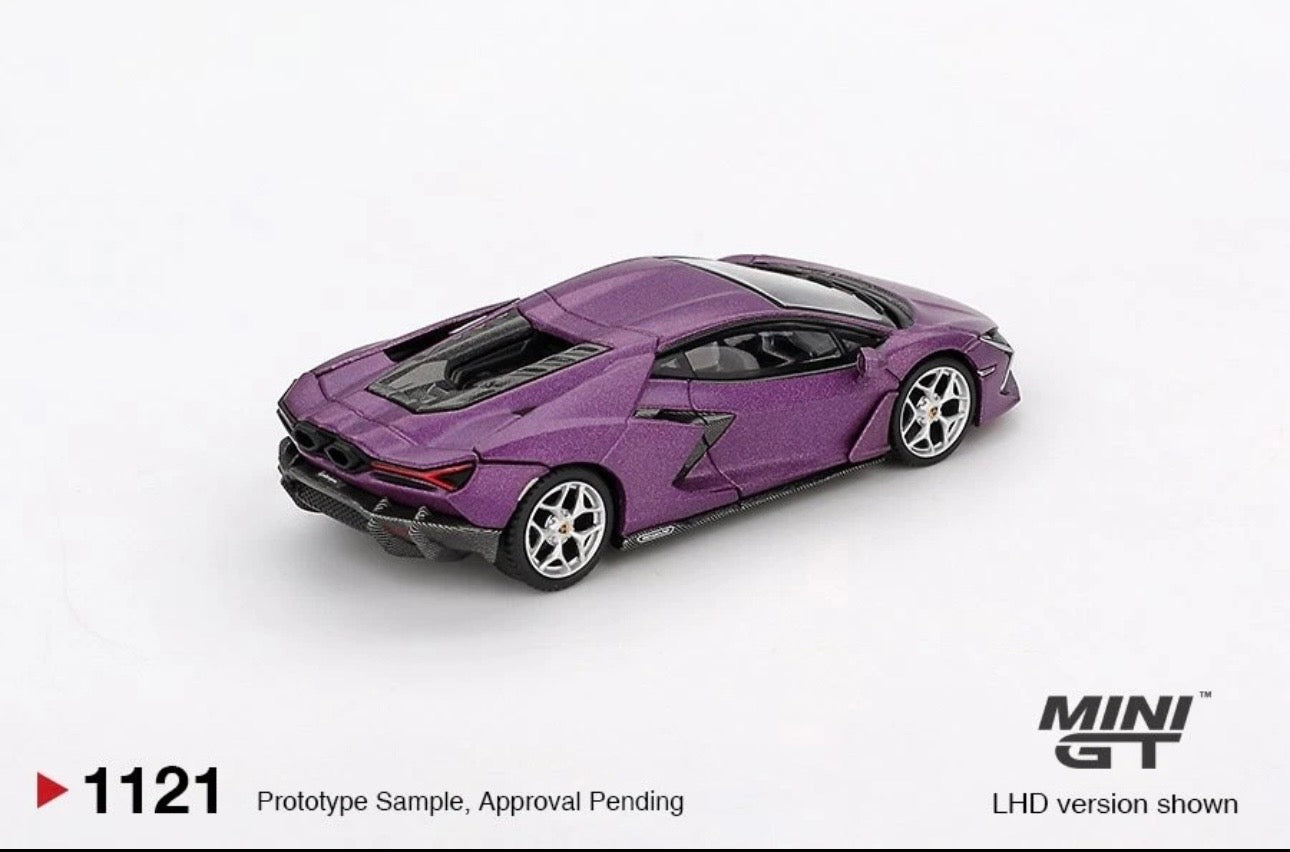 MINI GT - Lamborghni Revuelto - Viola 30th Matte #1121