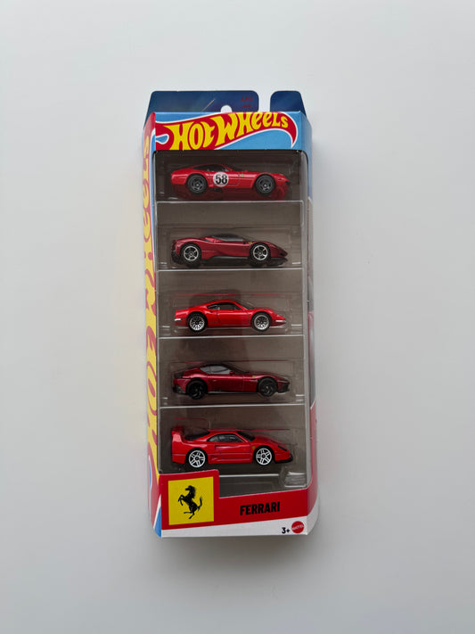 Hot Wheels - PACK 5 - Ferrari