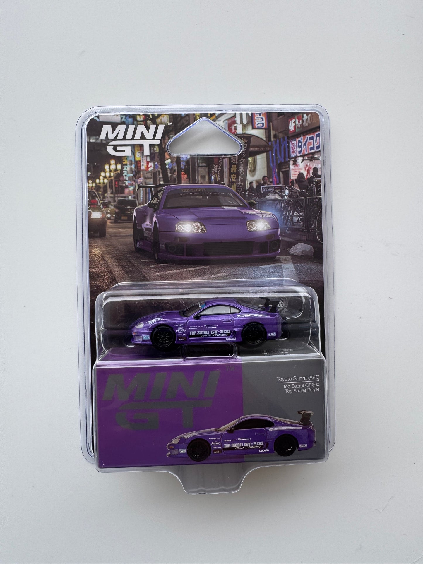 MINI GT - Toyota Supra - Top Secret GT-300 Purple #1067