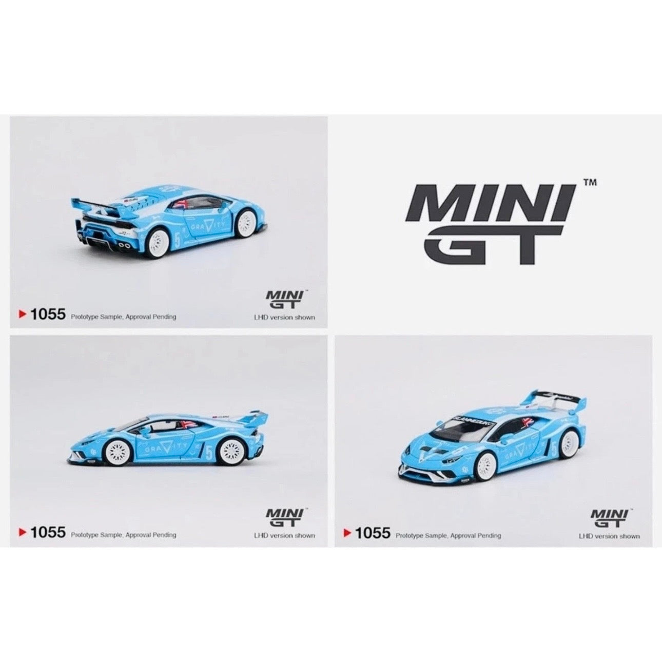 MINI GT - Lamborghini Huracan GT - LB Works - GRAVITY #1055