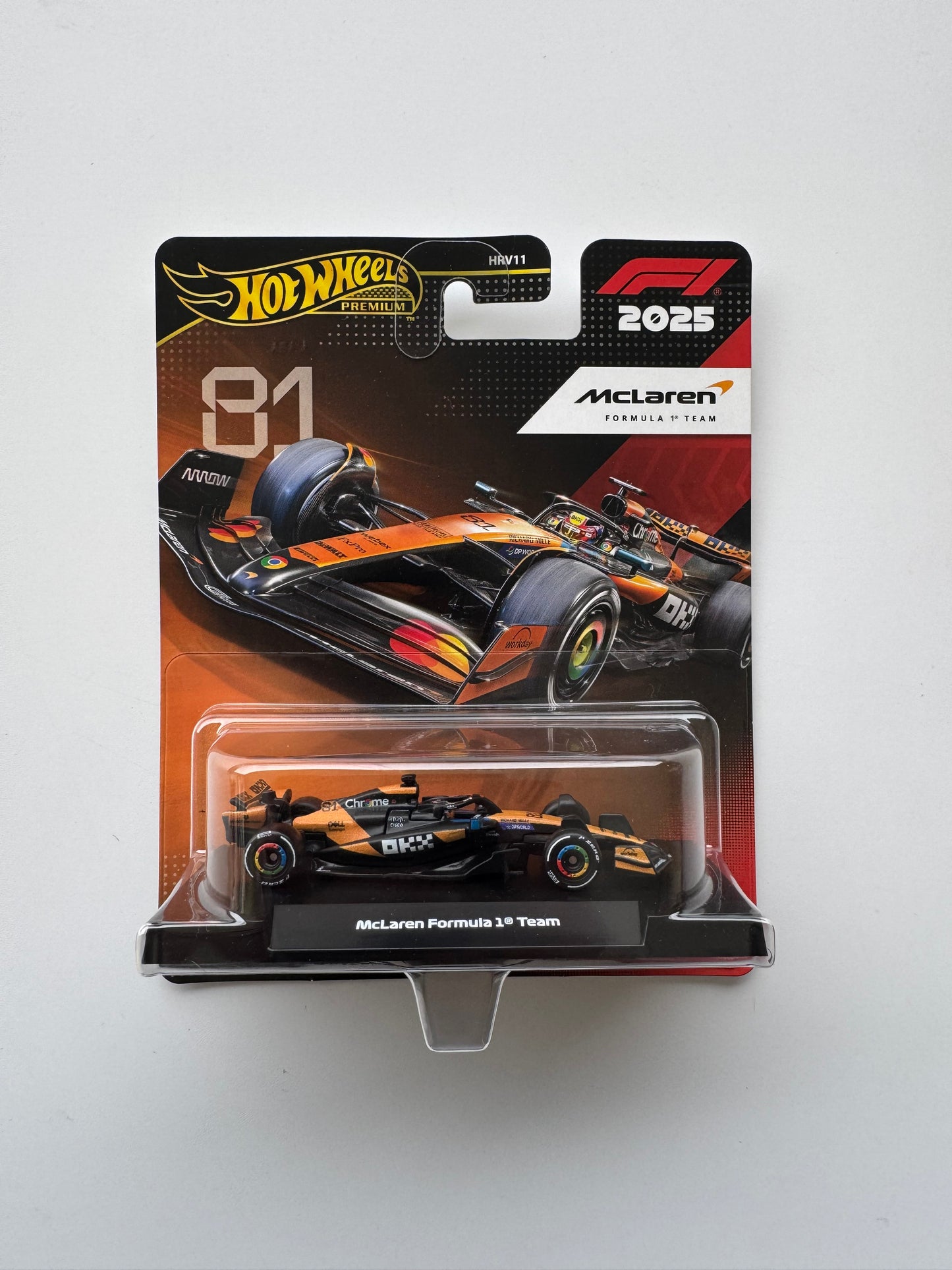 Hot wheels - Premium - Fórmula 1/2025 - McLaren F1 - #81
