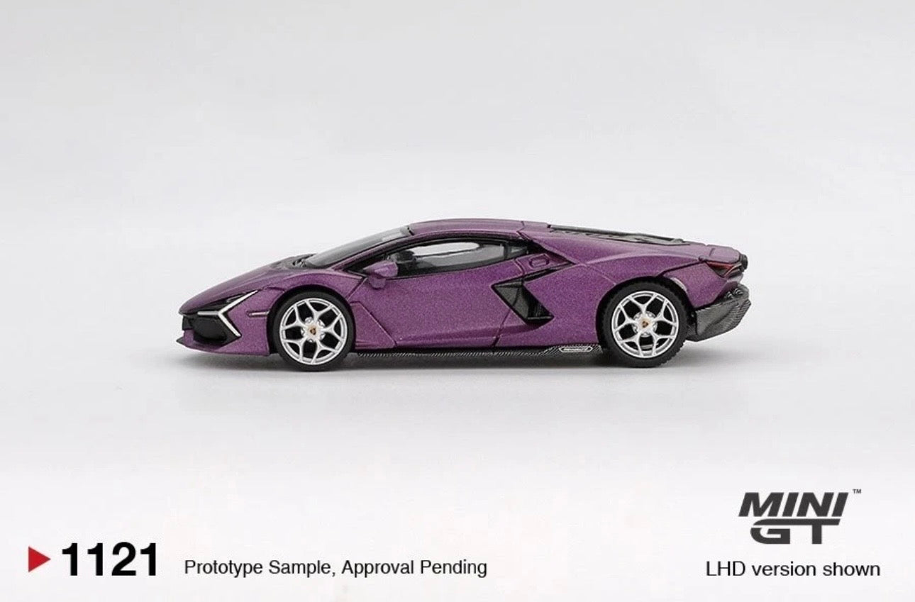 MINI GT - Lamborghni Revuelto - Viola 30th Matte #1121