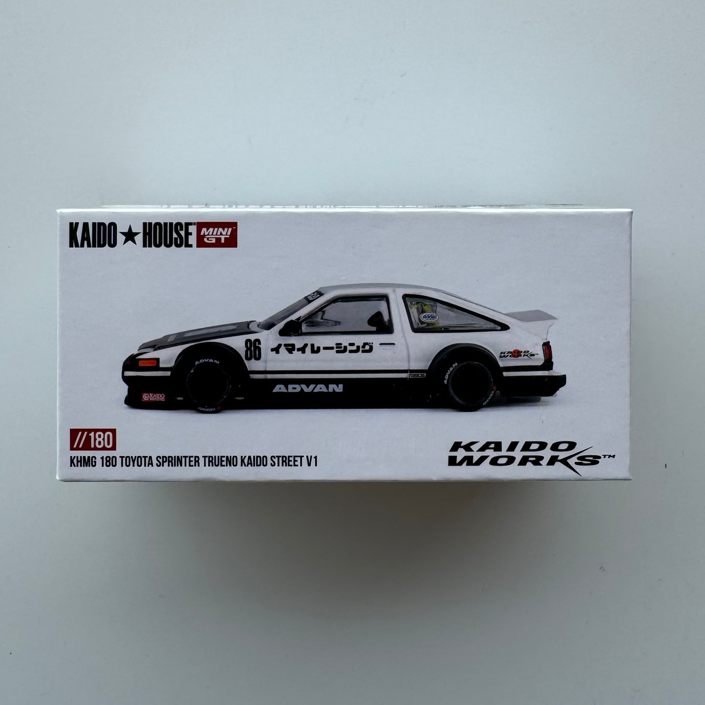 MINI GT - KAIDO HOUSE - Toyota Sprinter Trueno Kaido Street V1 //180