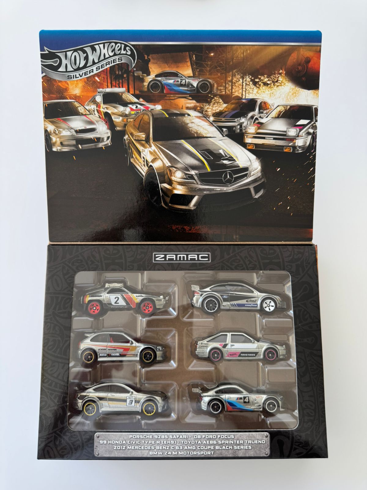 Hot Wheels - Silver Series - ZAMAC [Kit 6 itens - caixa lacrada]