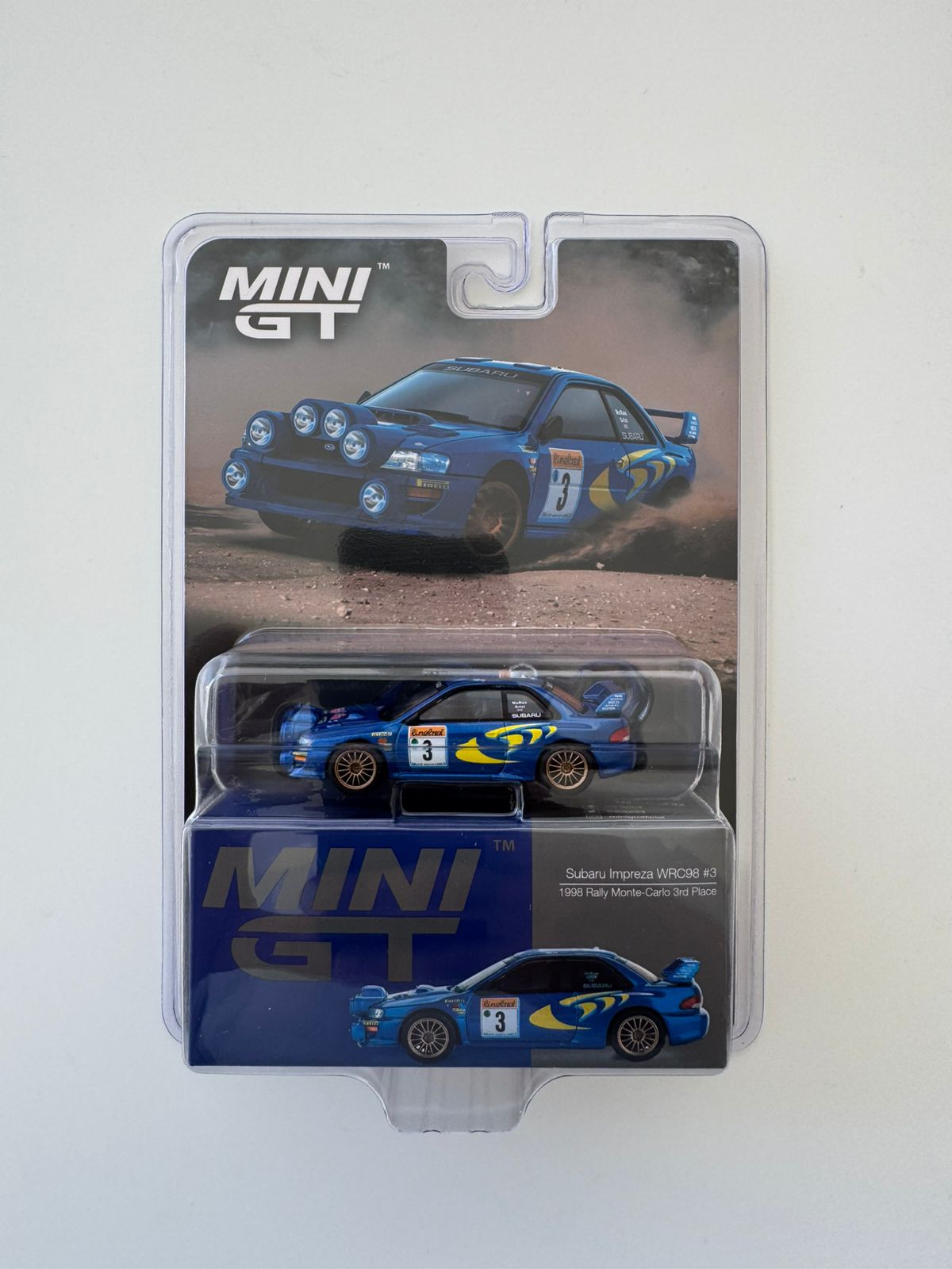 MINI GT - Subaru Impreza WRC98 1998 Rally Monte-Carlo #975